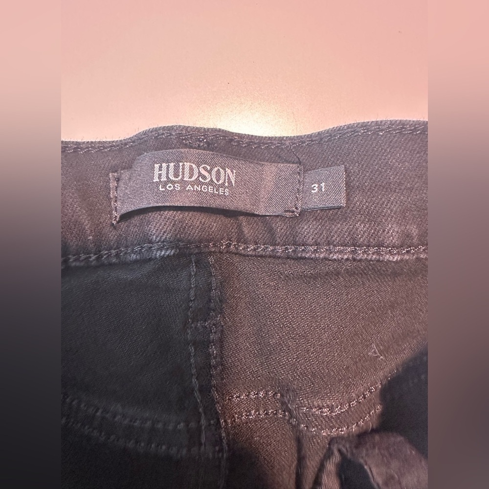 hudson barbara super skinny black jeans - Picture 6 of 8